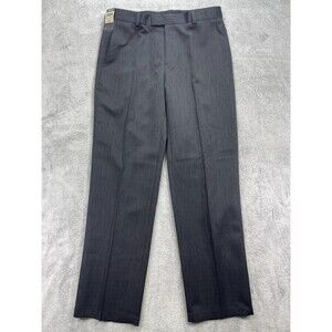 Kenneth Cole Reaction Dress Pants Mens 34x32 Charcoal Gray Textured Sitra Formal